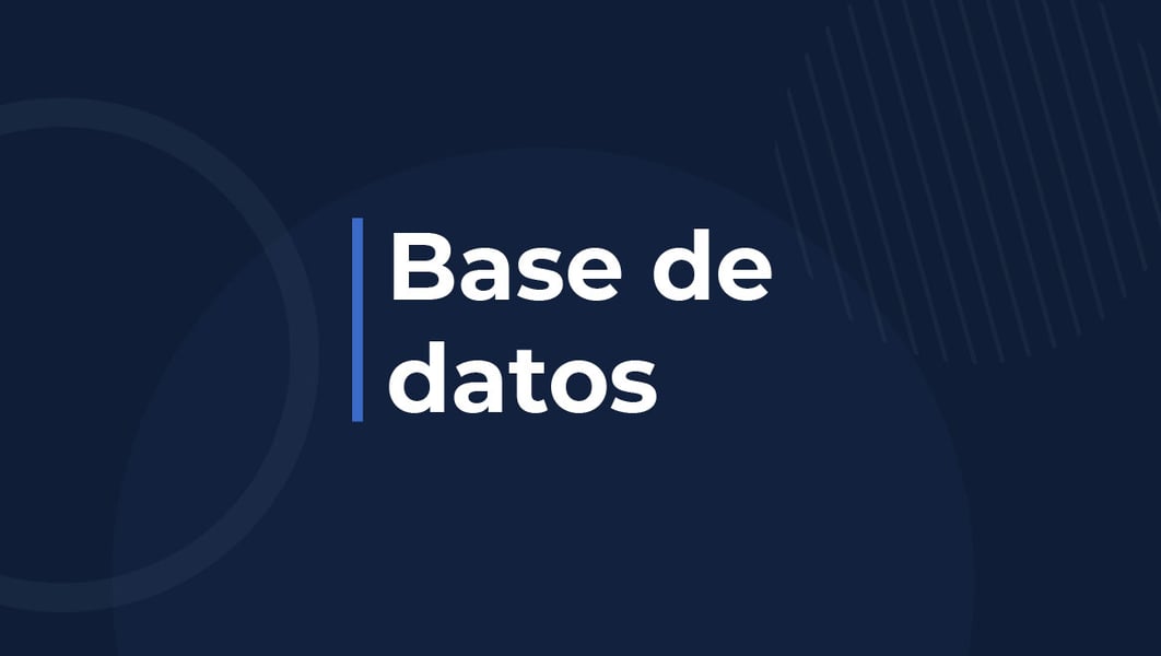 ¿Qué es una base de datos? 