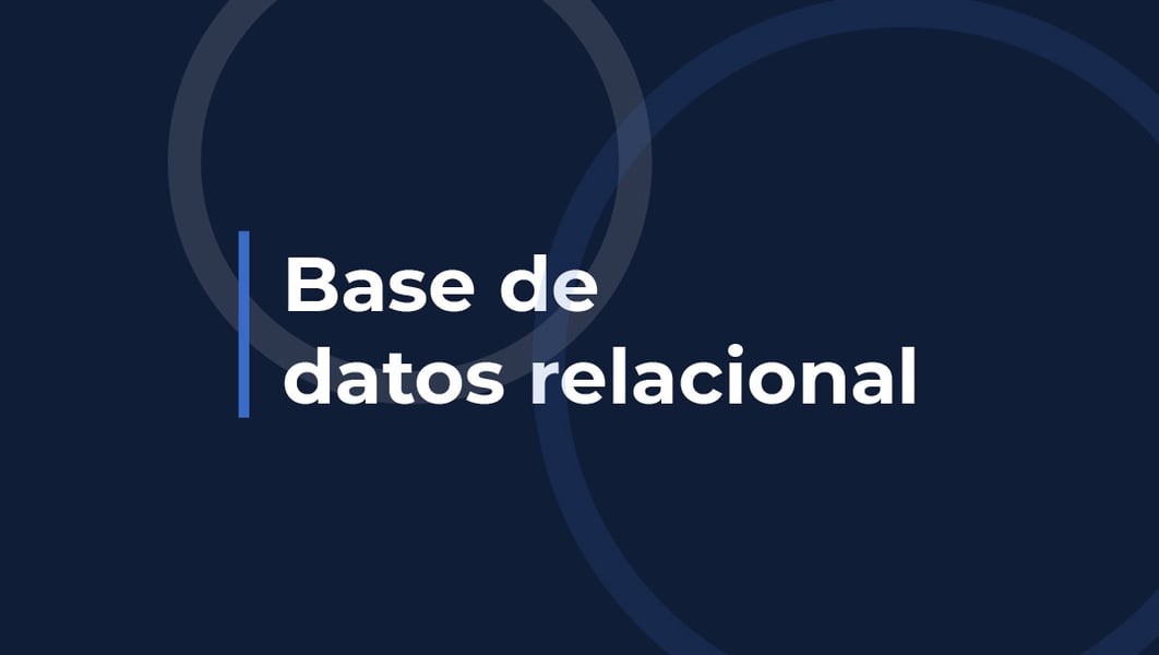 Base de datos relacional