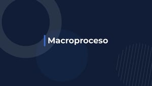 ¿Qué es un macroproceso?
