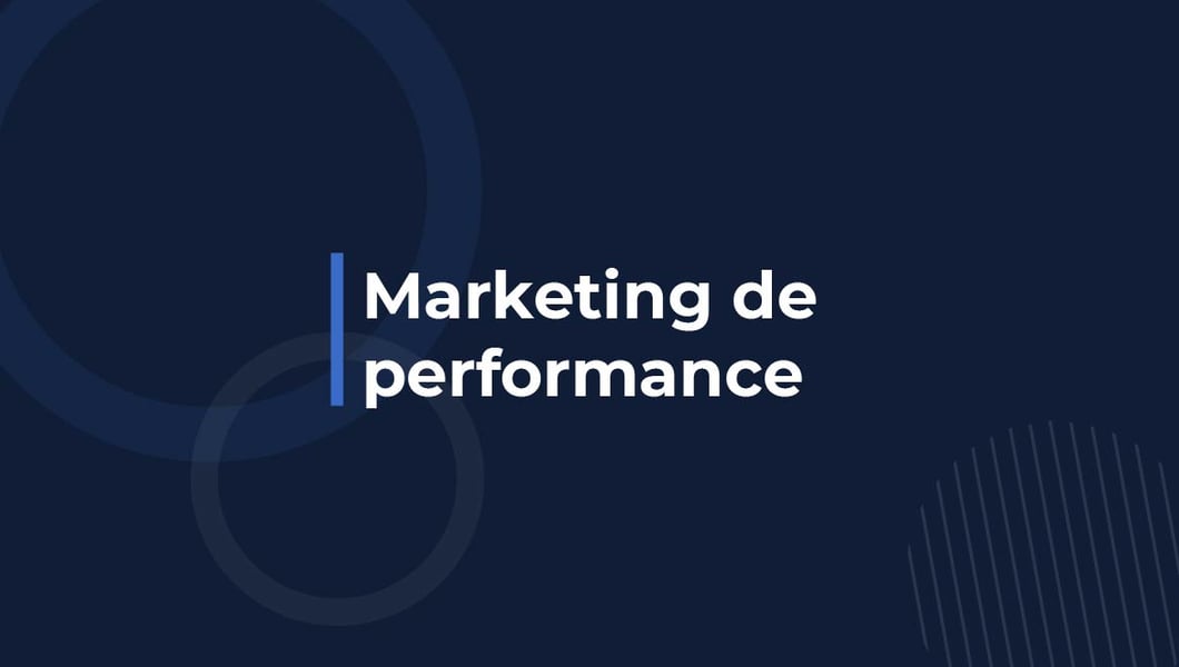 ¿Qué es marketing de performance?