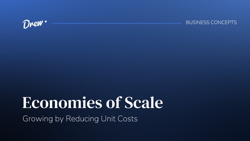Economies of Scale: Growing by Reducing Unit Costs