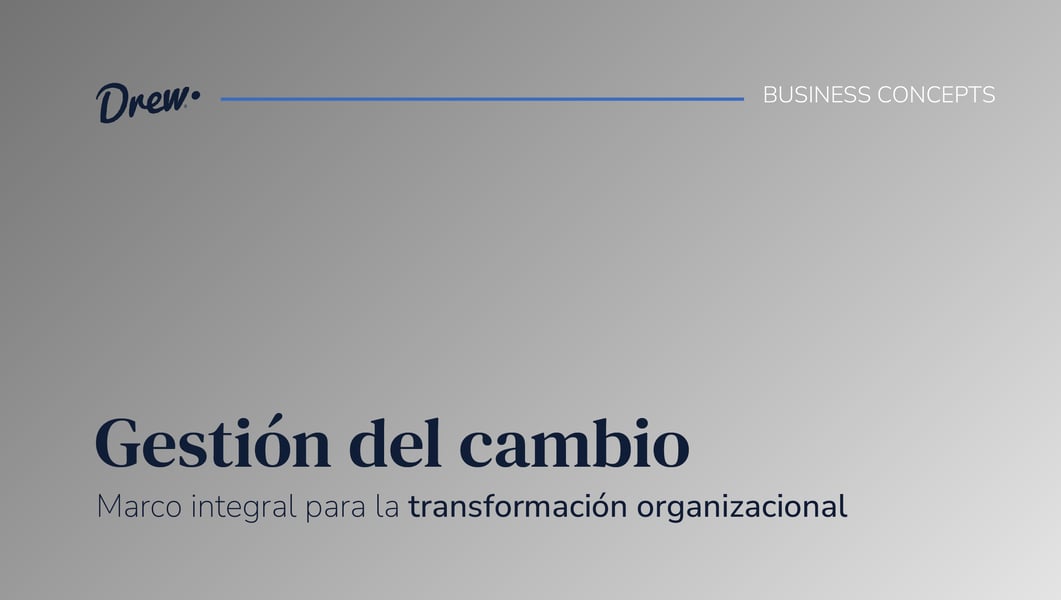 Gestión del cambio: Marco integral para la transformación organizacional